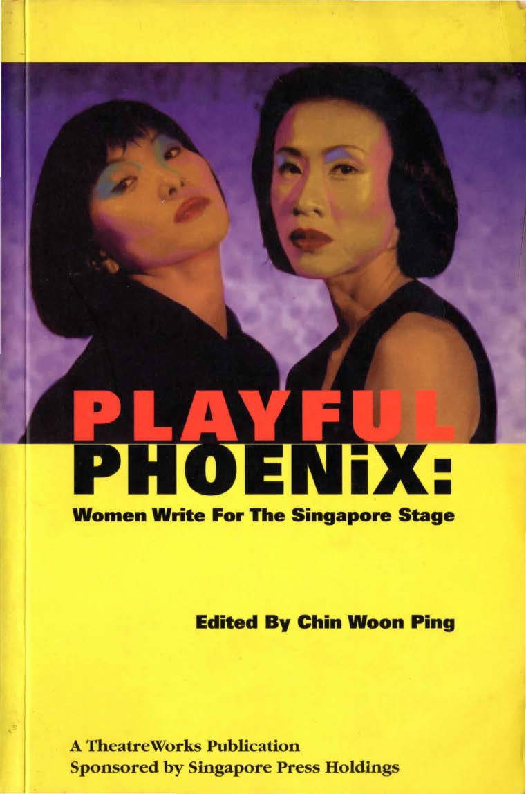 Two female-presenting people wearing makeup against a purple background, looking into the camera. Below them are the words 'Playful Phoenix' in red and black font.