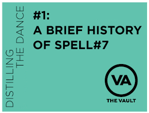 The words '#1: A Brief History of spell#7' in black on a turquoise background.