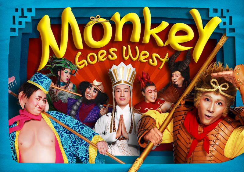 The thumbnail has a blue border with seven figures dressed in their costumes within the frame. The title appears in a yellow font, against a red background at the top.