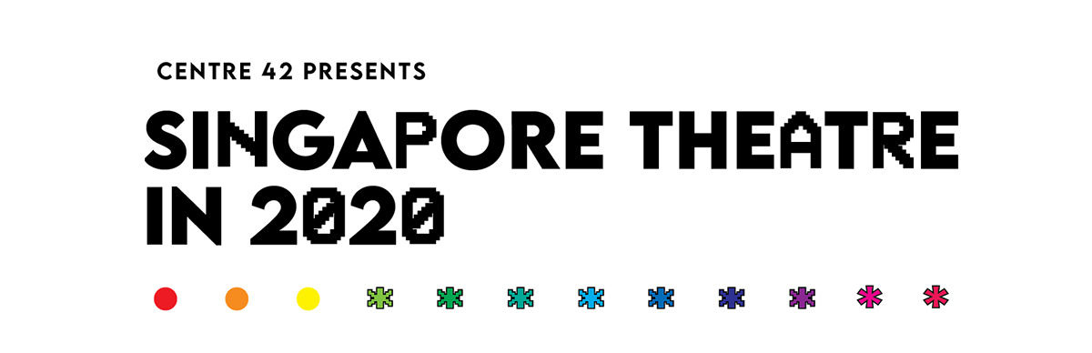 A banner of the timeline of Singapore Theatre in 2020