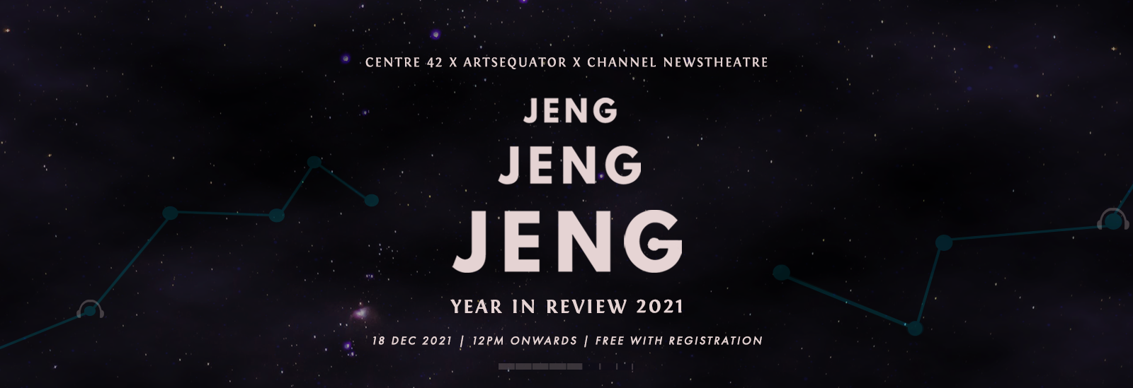 Banner for Year in Review 2021: Jeng Jeng Jeng.